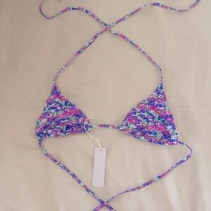 Bright Swimwear Maria Top in Flash Dance size small!